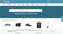 Desktop Screenshot of pricespy.co.uk